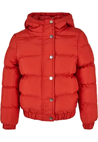 Urban Classics Girl's UCK1756 - Stylische Mädchen Pufferjacke - Funktionsjacke in hugered, warm gefüttert und ideal für den Alltag oder Outdoor-Aktivitäten.