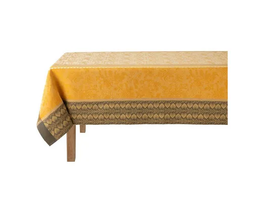 Tischdecke Gipsy Désert 120x120 cm aus Baumwolle - Le Jacquard Français - Hochwertige Tischdecke Gipsy Désert aus 100% Baumwolle, pflegeleicht und elegant. Ideal für jeden Anlass, bringt sie Farbe und Stil in Ihre Dekoration.