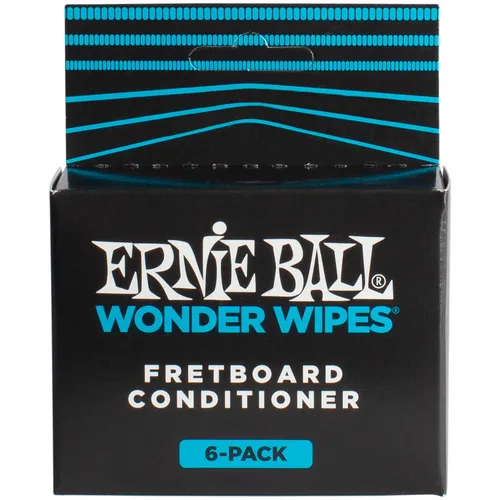 Ernie Ball Wonder Wipes EB4276 - Gitarrenpflege - Pflegemittel & Reinigung für Gitarre/Bass, bietet eine einfache und effektive Reinigung für strahlenden Glanz und längere Lebensdauer der Instrumente.