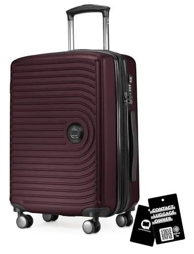 Hauptstadtkoffer Mitte - Handgepäck Trolley mit digitalem Gepäckanhänger - Optimal für Flugreisen: Mit 55 x 40 x 23 cm erfüllt dieser Koffer die Handgepäckbestimmungen. Die 8 cm Erweiterung bietet mehr Platz, während der digitale Anhänger für anonymen Kontakt sorgt. Leicht und stabil dank hochwertiger Hartschale.