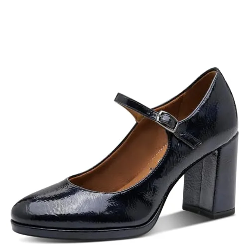 Tamaris Damen Pumps Vegan blau 36 in blau von Tamaris