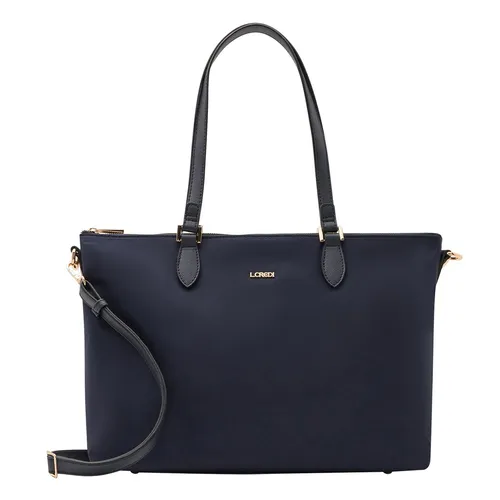 L. CREDI Damen-Shopper ALENA - Elegante Henkeltasche - Shopper mit pflegeleichtem Obermaterial und dezentem Glanz, ausgestattet mit Organizer-Einteilung und abnehmbarem Schultergurt für optimale Flexibilität.