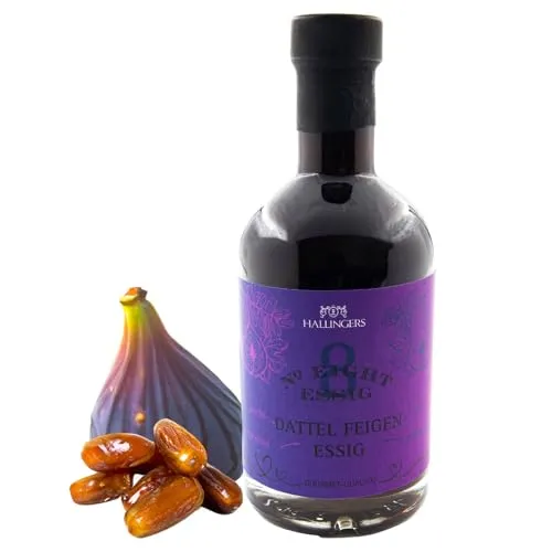 Hallingers Genuss Manufaktur Harmonischer Dattel-Feigen-Essig 3% Säure