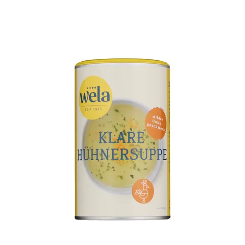 WELA Klare Hühnersuppe gekörnt 1/2