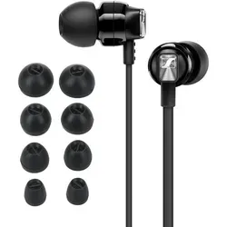 kwmobile 8x Ersatzpolster kompatibel mit Sennheiser CX 300S / CX 6.00BT / Momentum In-Ear - 4 Größen - Silikon Ersatz Ohrstöpsel In-Ear Kopfhör... - Schwarz