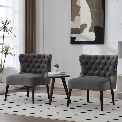 MODFU Relaxsessel Liegestuhl mit Knopfdesign für Wohnzimmer