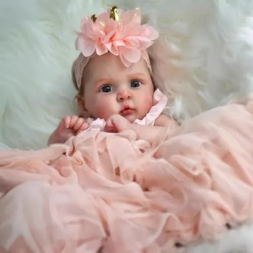 MAIHAO Reborn Baby Puppen Reborn Mädchen 22-Zoll Realistische Babypuppen haben den weichen Körper, Sie Sieht aus und fühlt Sich an wie EIN echtes lebensechtes Baby