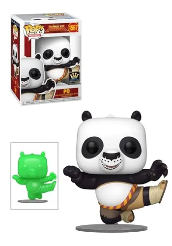 Funko Pop! Kung Fu Panda Po - Fliegender Sidekick - Sammlerstück aus der beliebten Kung Fu Panda Serie, detailreiche Vinylfigur für Fans und Kinder ab 3 Jahren. Perfekt zum Spielen und Ausstellen!