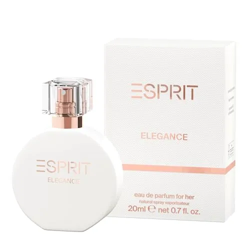 ESPRIT ELEGANCE Parfüm Damen 20ml I Parfüm mit Bergamotte, Jasmin & Vanille I Eau de Parfum Damen für weibliche Leichtigkeit I Fruchtig, floral & musky I Ohne Inhaltsstoffe tierischer Herkunft