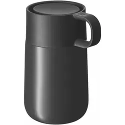 WMF Impulse Travel Mug 0,3l - Edelstahl Thermobecher mit 360°-Trinköffnung - Thermobehälter mit Automatikverschluss, hält Getränke 6h warm und 12h kalt, ideal für unterwegs und passt unter alle Kaffeemaschinen.