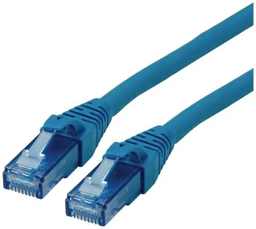 Roline 21.15.2743 RJ45 Patchkabel CAT 6a U/UTP 3.00 m Blau 1 St.