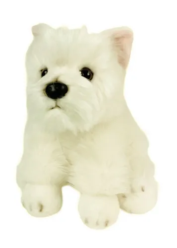 Teddys Rothenburg West Highland Terrier Plüschhund 30 cm - Niedliches Kuscheltier West Highland Terrier, 30 cm sitzend, aus kuschelweichem Plüsch, leicht waschbar und perfekt zum Schmusen. Ein treuer Begleiter für Kinder und Erwachsene!