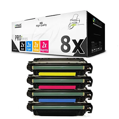 8X MWT kompatibel Toner für HP Color Laserjet Enterprise M 552 553 x DN n ersetzt CF360A-63A