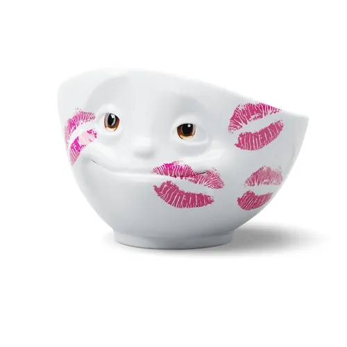 Fiftyeight Products Schale Müsli Schüssel Obst geküsst 500ml Porzellan - Teller & Schalen, elegante Müslischale aus hochwertigem Porzellan, perfekt für Frühstück und Snacks, modernes Design in Weiß.