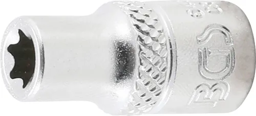 BGS Steckschlüssel-Einsatz E-Profil | Antrieb Innenvierkant 6,3 mm (1/4