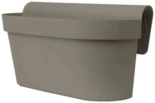 Euro3Plast Pflanzkasten Cassetta UP 50 cm taupe
