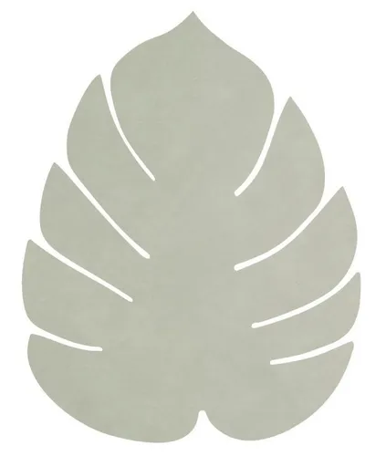 LIND DNA Platzset NUPO Tischset Monstera Leaf S olive green 26x22, Table Mat S Monstera Leaf Nupo Olive Green