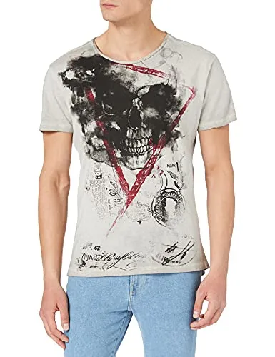 Key Largo T-Shirt Hype Skull Print von KEY LARGO