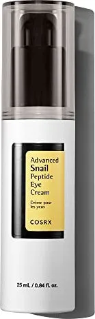 COSRX Advanced Snail Peptide Eye Cream 25 ml - Augenpflege mit regenerierenden Schneckenextrakten, für strahlende und jugendlich aussehende Augen.