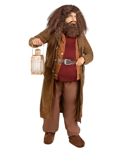 Hagrid Kostüm - Harry Potter für Herren - Kostüm-Outfits für Erwachsene, offiziell lizenziertes Harry Potter Kostüm in Größe L-XL, perfekt für Karneval, Halloween und Kostümpartys.
