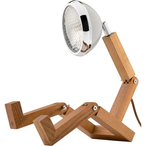 Piffany Mr. Wattson Original Tischlampe Nardo grey - Technik: Handgemachte LED-Tischlampe mit flexiblem Design und Vintage-Charme, perfekt für jeden Raum und sorgt für ein Lächeln.