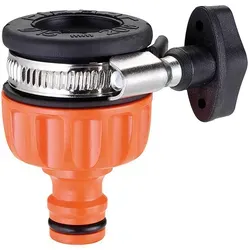 Wasserdieb-Hahnstück für glatte Ausläufe, D=15-20mm, mit Klemmanschluss