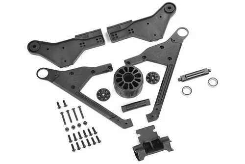 Team Corally Modellbausatz Wheelie Bar 1 Wheel Version Complete Set - Zubehör für Kinderfahrzeuge, ideal für RC-Fans ab 14 Jahren, fördert Geschicklichkeit und Spielspaß.