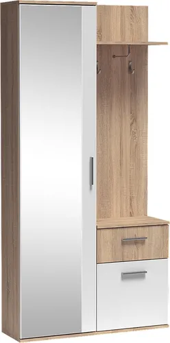 MEBLINI Flurgarderobe mit Spiegel