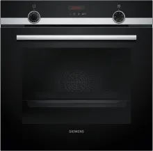 HQ574AER3 Backofen mit Dampfunterstützung - Backofen mit Pyrolyse, cookControl10 und LED-Display für perfekte Kochergebnisse und einfache Reinigung.