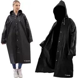 TRIZAND Regenmantel mit Kapuze – Wasserdicht und stylish für Damen und Herren