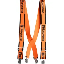 Husqvarna Hosenträger Metalclip - Arbeits- & Schutzkleidung, verstellbare Länge für optimalen Tragekomfort und einfache Befestigung an Husqvarna Bundhosen.