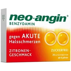 Neo-Angin Benzydamin Akute Halsschmerz Zitrone 20 ST von Klosterfrau