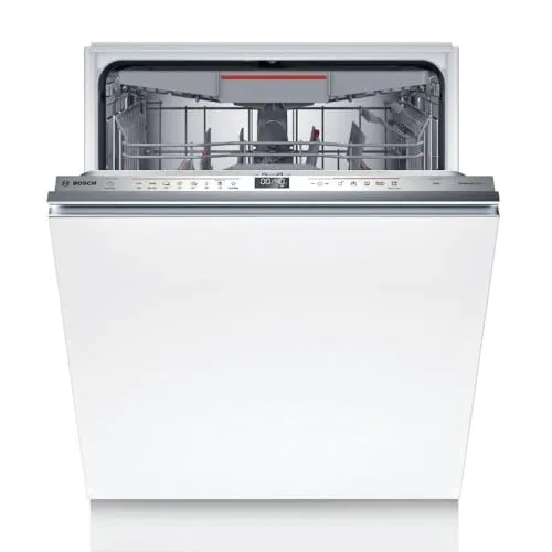 Bosch SBD6ECX00E Serie 6 Geschirrspüler - Vollintegrierter 60 cm Geschirrspüler mit EfficientDry für optimale Trocknung. Max Flex Körbe für flexible Beladung und 3-fach Rackmatik für höhenverstellbare Oberkörbe. Made in Germany, ideal für moderne Küchen.
