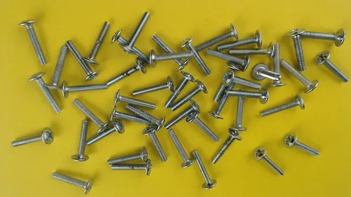 50X M4X22 Möbelgriffschrauben Kombikreuzschlitz Z verzinkt M4*22 Flachrundkopf