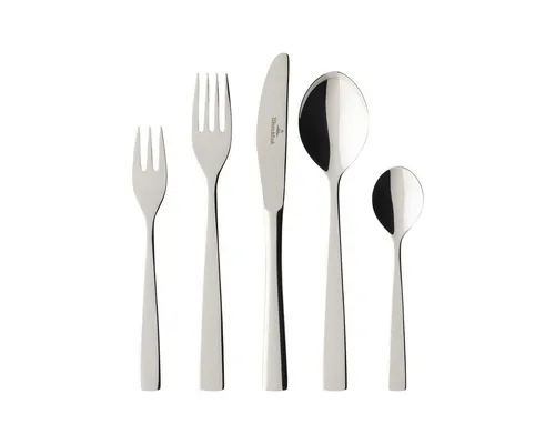 Villeroy & Boch Elisabeth Tafelbesteck 30-teilig - Klassisches Besteckset für 6 Personen, spülmaschinenfest und aus hochwertigem Edelstahl – ideal für elegante Tischdekorationen bei alltäglichen und besonderen Anlässen.