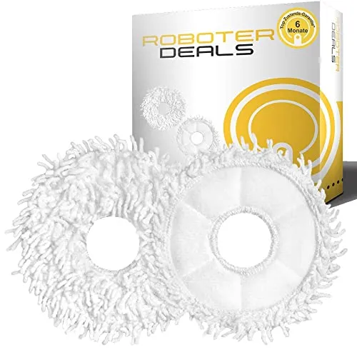 Roboter Deals Zubehör - Wischpads, Mikrofasertücher (2 Stück) für Dreame L10s Ultra Staubsaugroboter