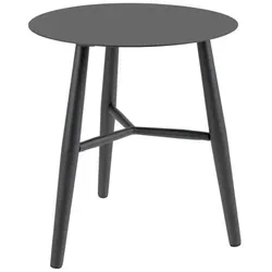 Gartenbeistelltisch Vannes Ø 45 cm, Anthrazit