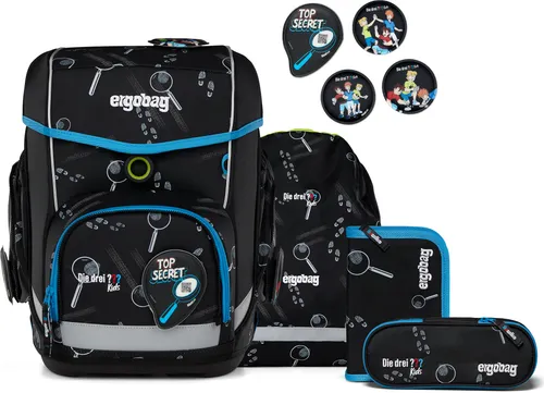 Cubo Schulrucksack Set 3 FZ Kids Bärdektiv von ergobag