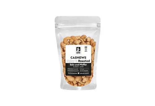 Bremer Gewürzhandel Nüsse Cashews Salz & Pfeffer, geröstet & gewürzt, 140 g