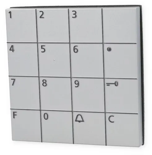 Siedle Codeschloss-Modul COM 611-02 SM - Zutrittskontrolle für bis zu 500 Nutzer, elegantes Silber-Metallic Design und wetterfest mit IP54 – ideal für Wohnanlagen und Büros.