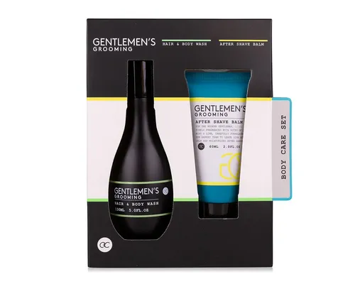 ACCENTRA Haarshampoo Geschenkset für Männer GENTLEMEN'S GROOMING Shampoo & Duschgel, After, 2-tlg.