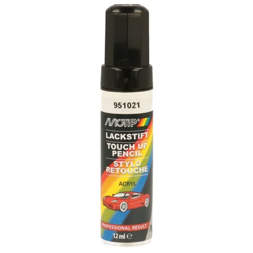 Motip Fahrzeug-Kombinationslack Kompakt schwarz metallic 12 ml 951021