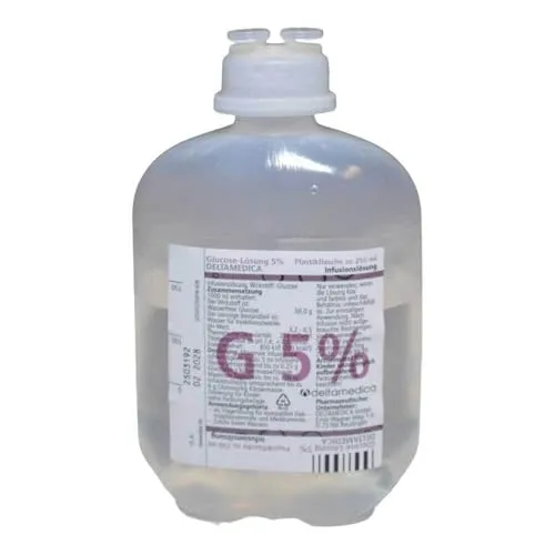 GLUCOSE 5% DELTAMEDICA Infusionslösung Plastikfl. 10X250 ml