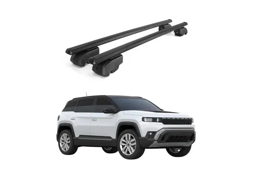 OMAC Dachträger für Jeep Compass III J4U (ab 2026) – Aluminium Schwarz, 75kg