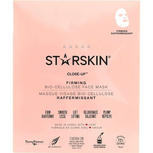 StarSkin Masken TuchmaskeClose-UpFirming Face Mask Bio-Cellulose 40 g (214,50 € / 1 kg)
