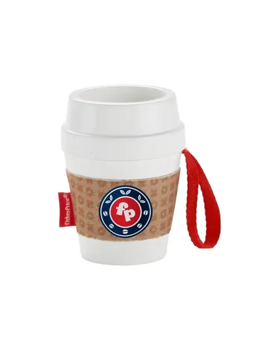 Fisher-Price Mattel Coffee Cup Beißring (DYW60) - Süßer Beißring in Form einer Kaffeetasse, ideal für die Zahnung. Perfekt für kleine Hände und sorgt für Spielspaß während der Zahnpflege.