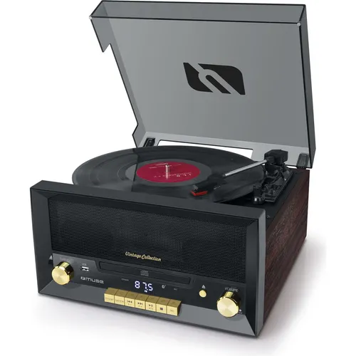 MT-112 W Turntable Micro System in braun von MUSE