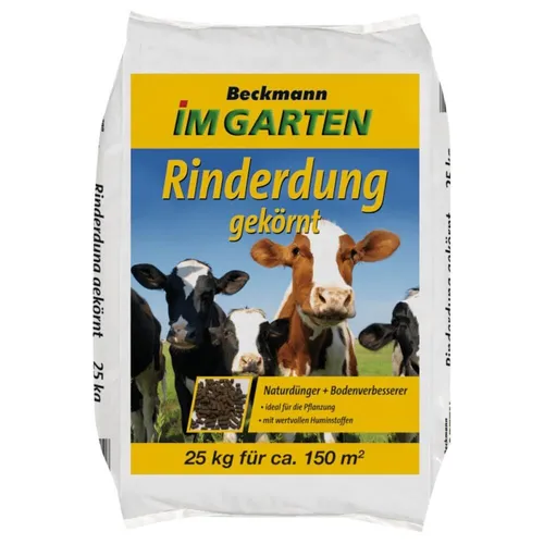 Beckmann Rinderdung gekörnt 25 kg in weiß von Beckmann im Garten