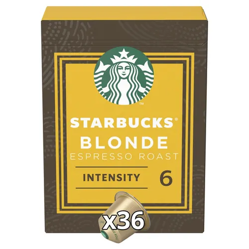 STARBUCKS Blonde Espresso Roast Big Pack für Nespresso (1 x 36 Kapseln)