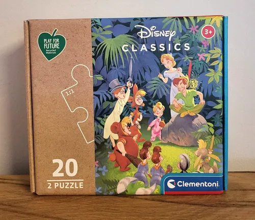 Puzzle Dschungel Buch & Peter Pan Disney Clementoni 2 x 20 Teile NEU&OVP